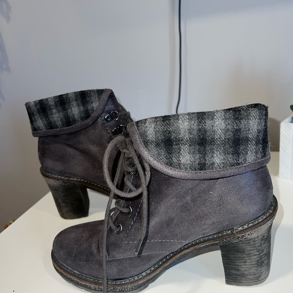 White Mountain Jay Jay Charcoal Gray leather suede Size 8.5M - Picture 6 of 12